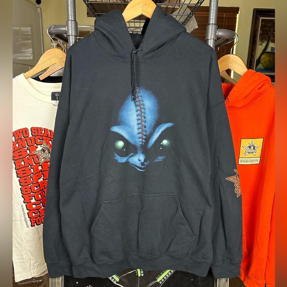 Travis Scott Cactus Jack Celebrity baseball Alien hoodie